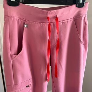 Chalk Pink Zamora - Jogger Scrub Pants - XXS / Chalk Pink